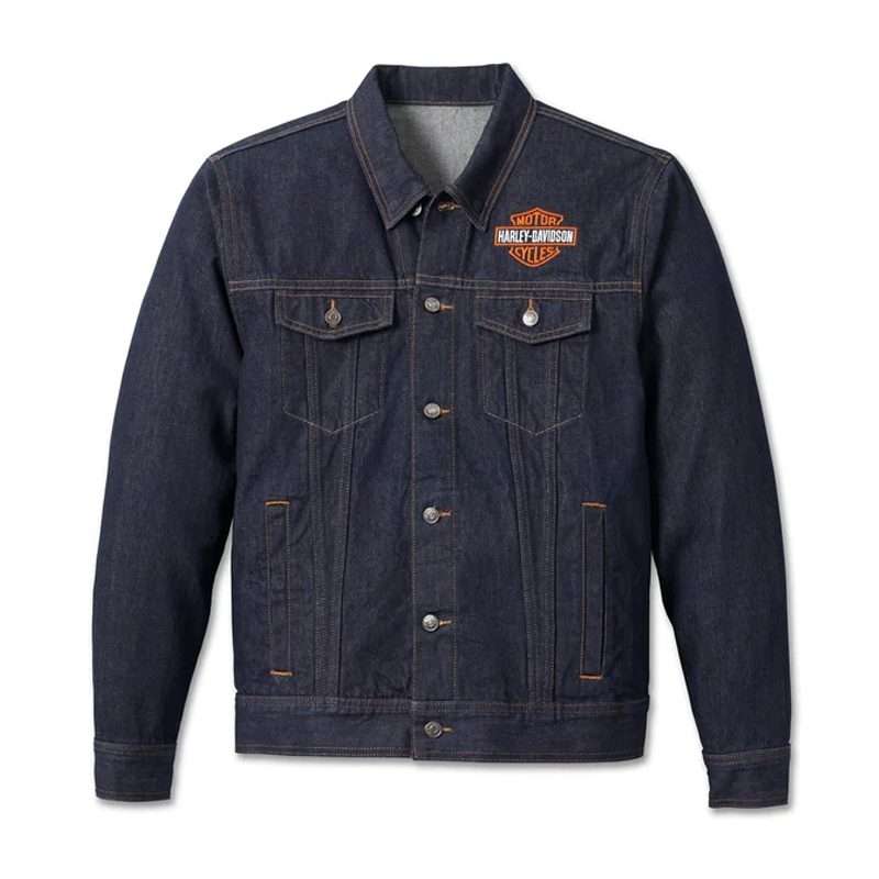Men's Denim Jacket - Dark Indigo - M
