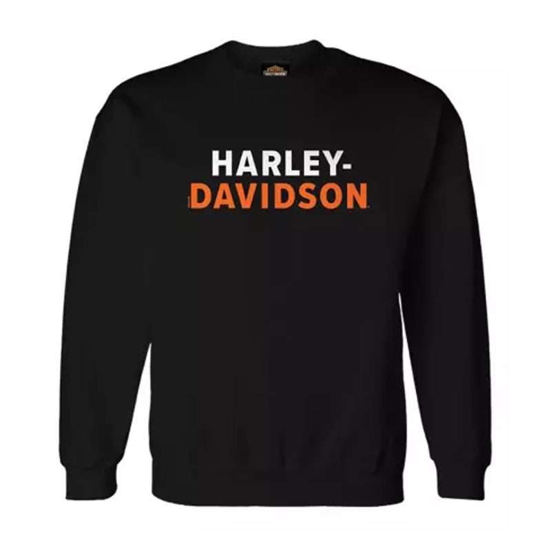 men´s Long sleeve H-D Name black - 4XL