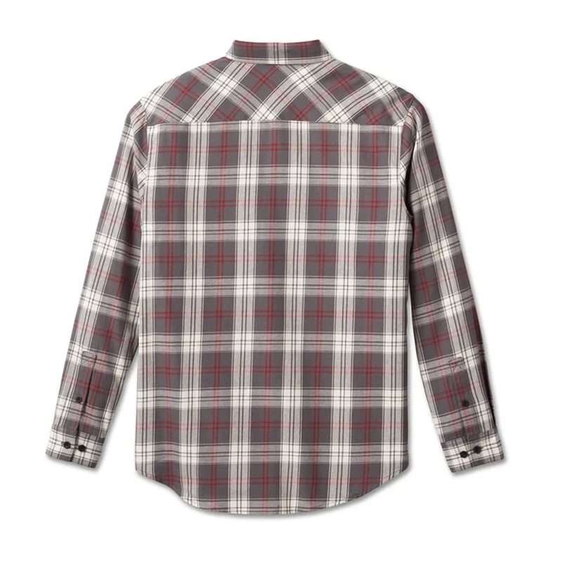 Men's Essence Shirt - Grey Plaid - M