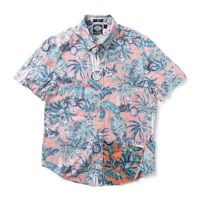 Harley-Davidson x Reyn Spooner Hawaiian Shirt - Orange - L