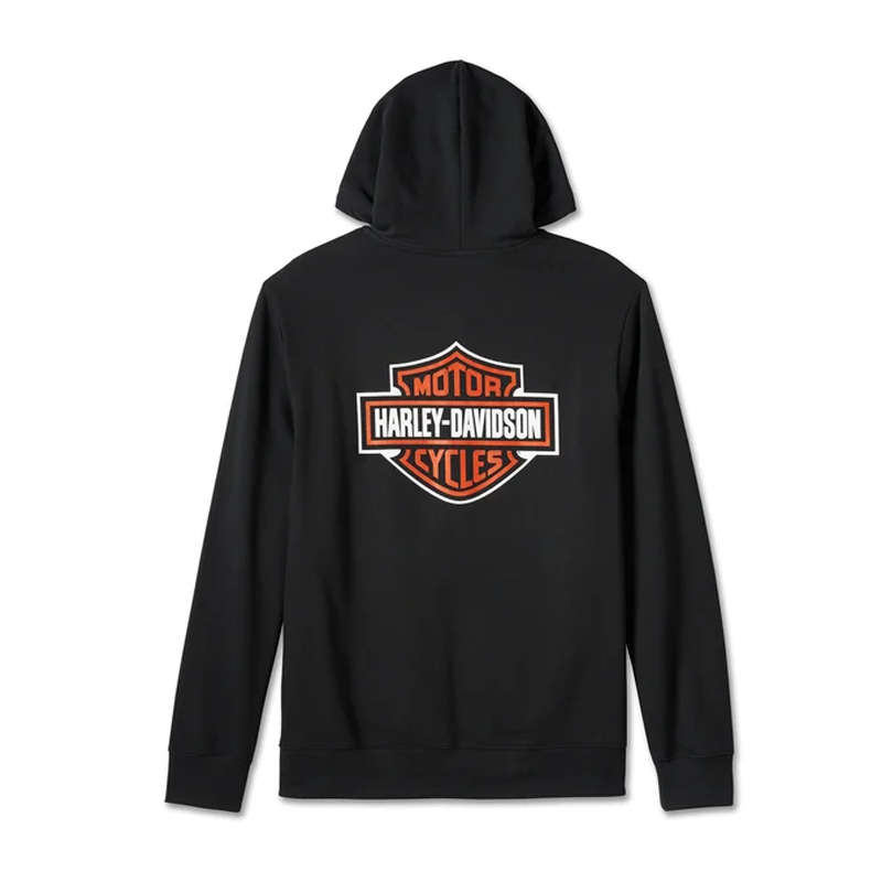 Men's Bar &amp; Shield Zip-Up Hoodie - 4XL