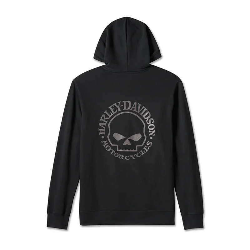Men's Willie G Skull Zip-Up Hoodie - XL