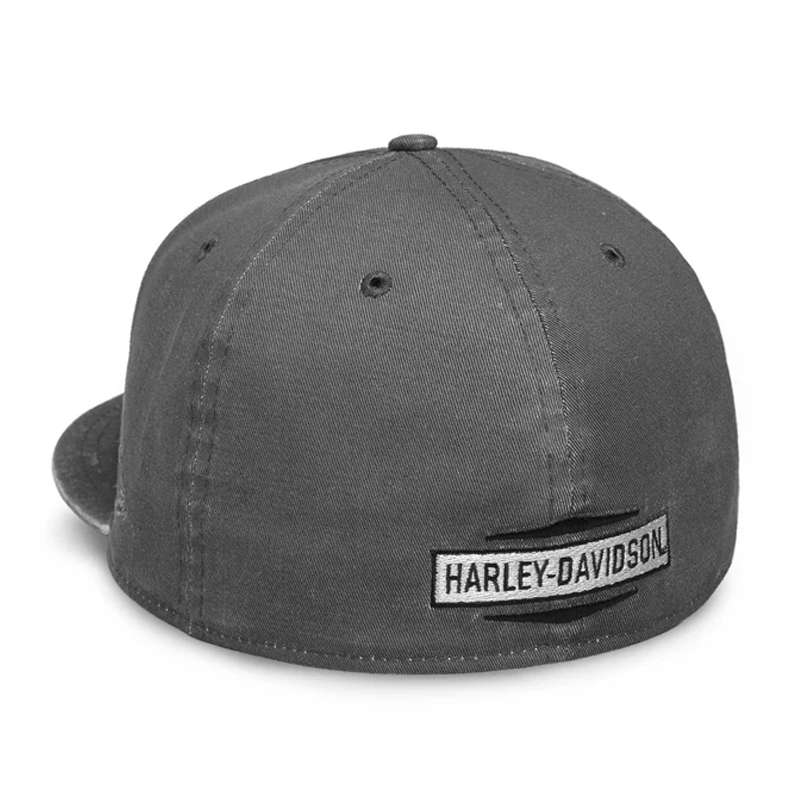 Men's Raw Edge Patch 59FIFTY Baseball Cap, Gray - 3XL