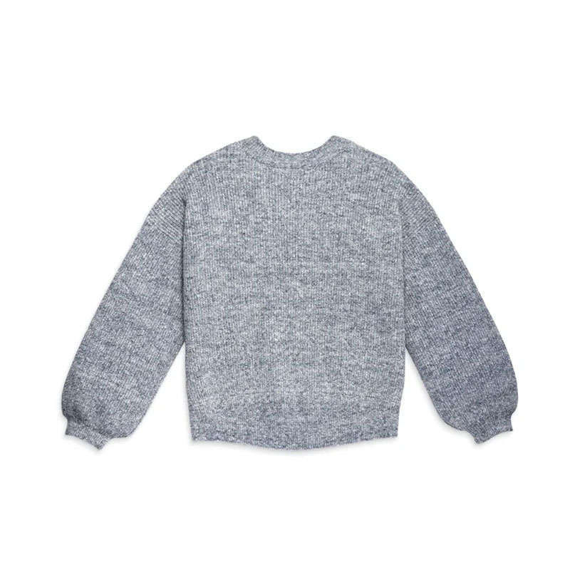 Women's Craftsmanship Sweater - Dusty Blue Marl - L