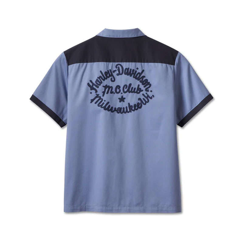 Men's Club Crew Shirt - Colony Blue - 4XL