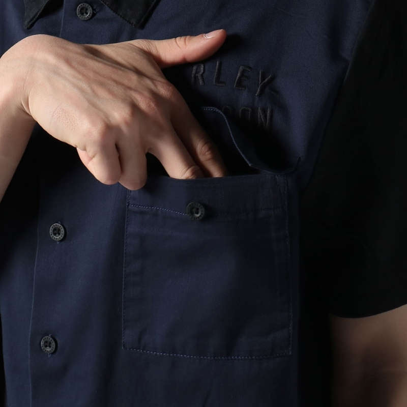 Men's Staple Colorblock Shirt - Peacoat - XL
