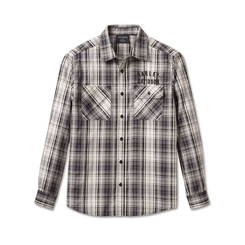 Men's Staple Performance Shirt - Black Plaid - M