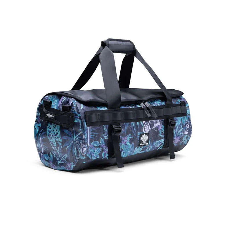 Reyn Spooner Hawaiian Waterproof Duffel Bag - Black
