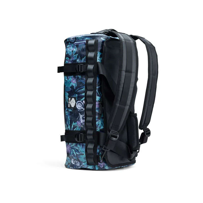 Reyn Spooner Hawaiian Waterproof Duffel Bag - Black