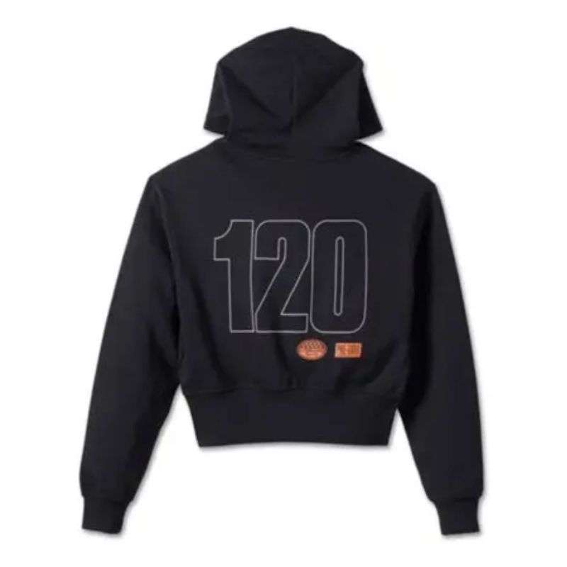 Women's 120th Anniversary Zip Front Hoodie Black - L