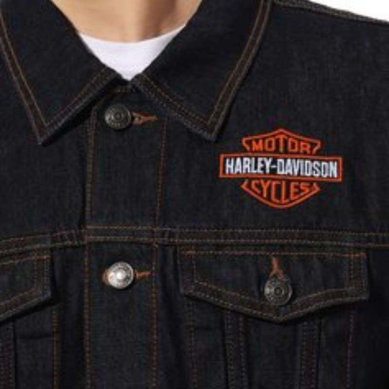 Men's Denim Jacket - Dark Indigo - M