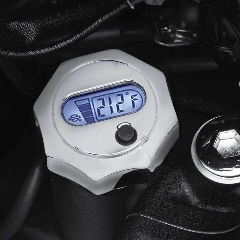 Oil Level and Temperature Dipstick with Lighted LCD Readout