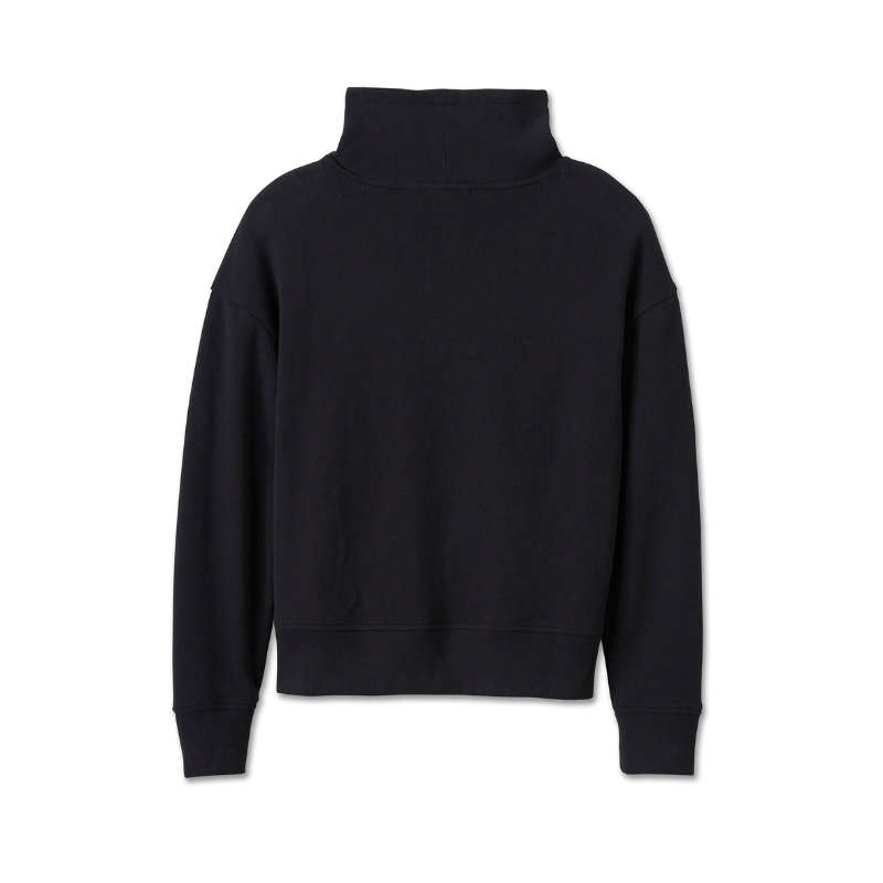 Women's Bar & Shield Funnel Neck Pullover - L
