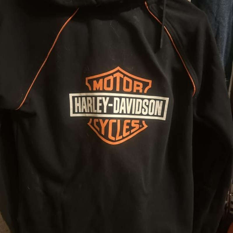 Women's Classic Bar & Shield Zip Front Hoodie - M