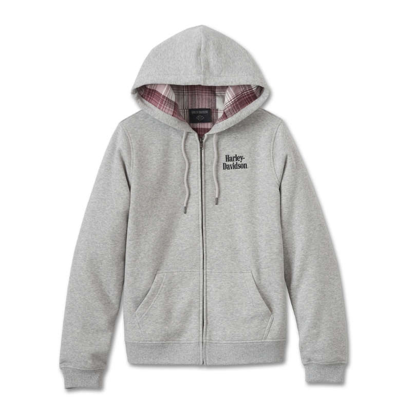 Women's Forever Flannel Lined Full Zip Hoodie - S