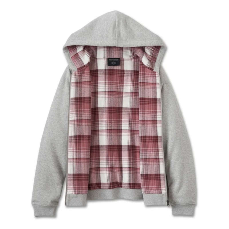 Women's Forever Flannel Lined Full Zip Hoodie - S