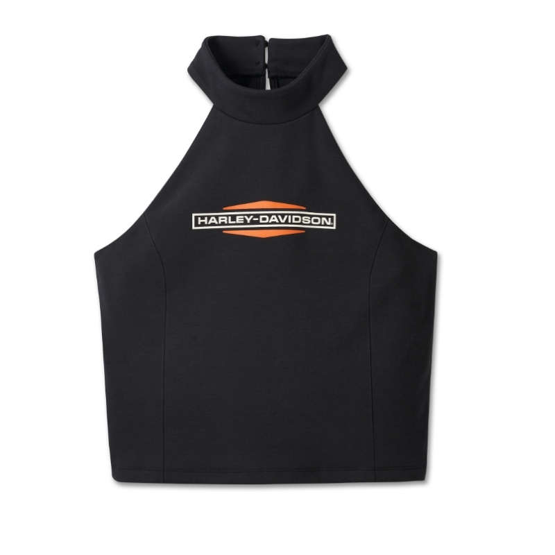 Women's Stacked Bar & Shield Halter - XL