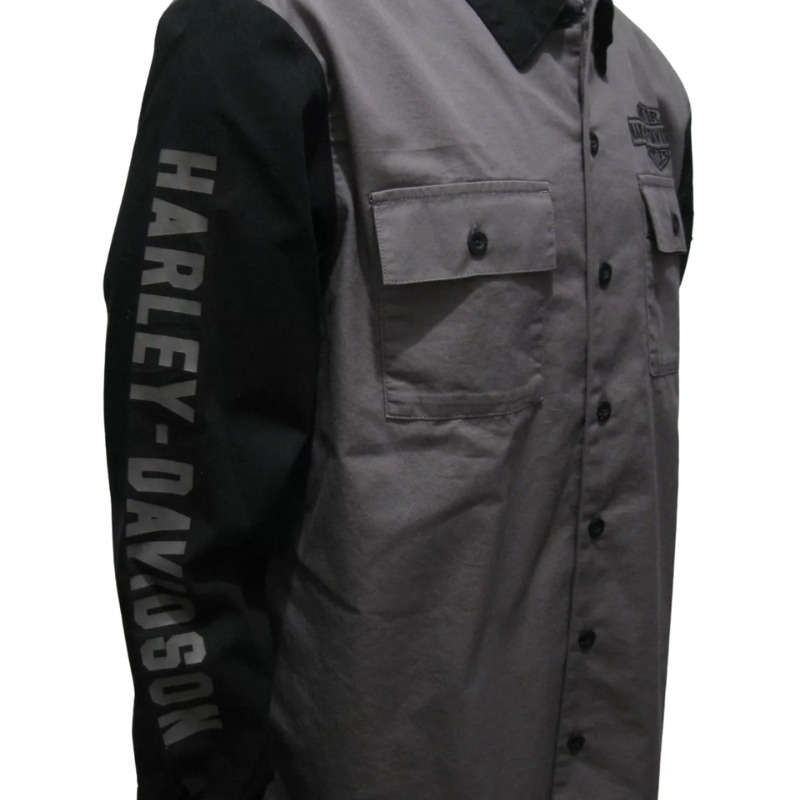 Men's Mechanic Shirt - colourblocked - S