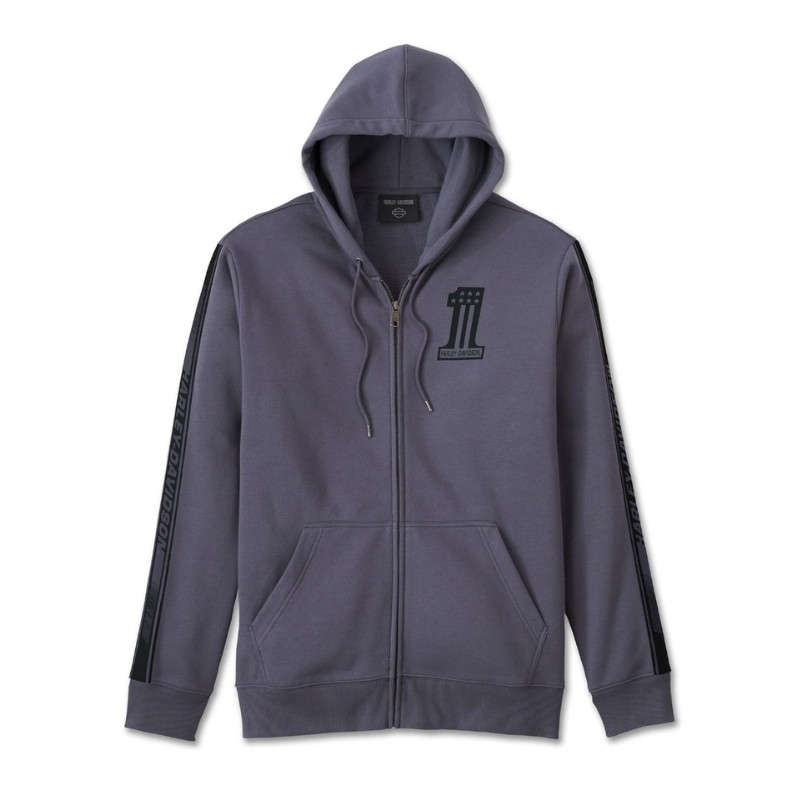 Men's #1 Racer Zip-Up Hoodie - 2XL