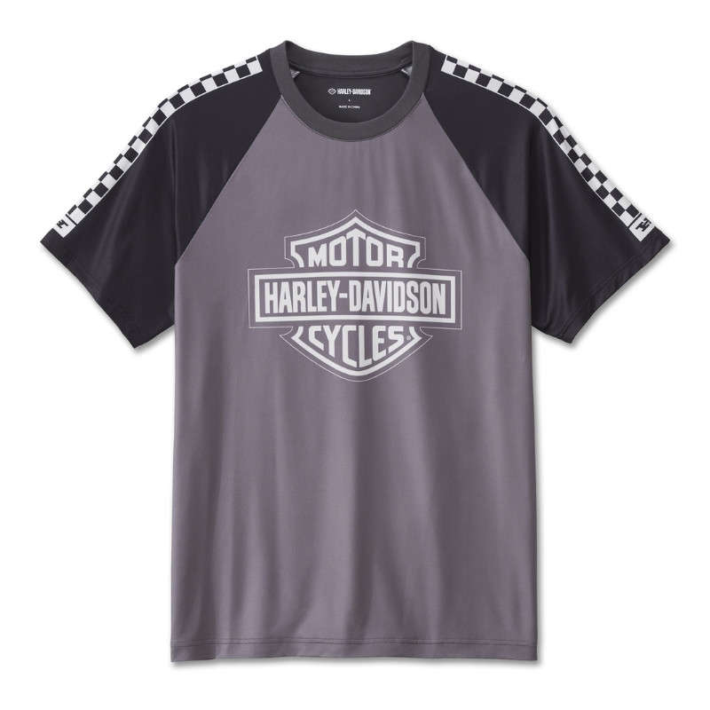 Men's Bar & Shield Raglan Short Sleeve Tee - 4XL