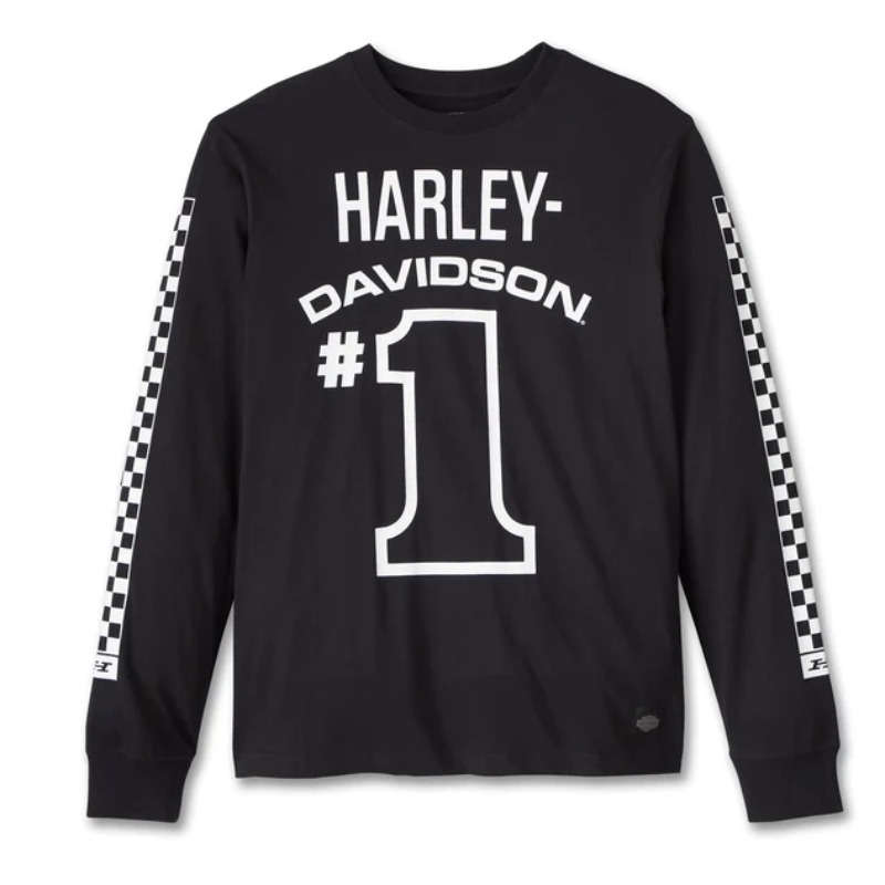 Men's #1 Racing Long Sleeve Tee - 4XL