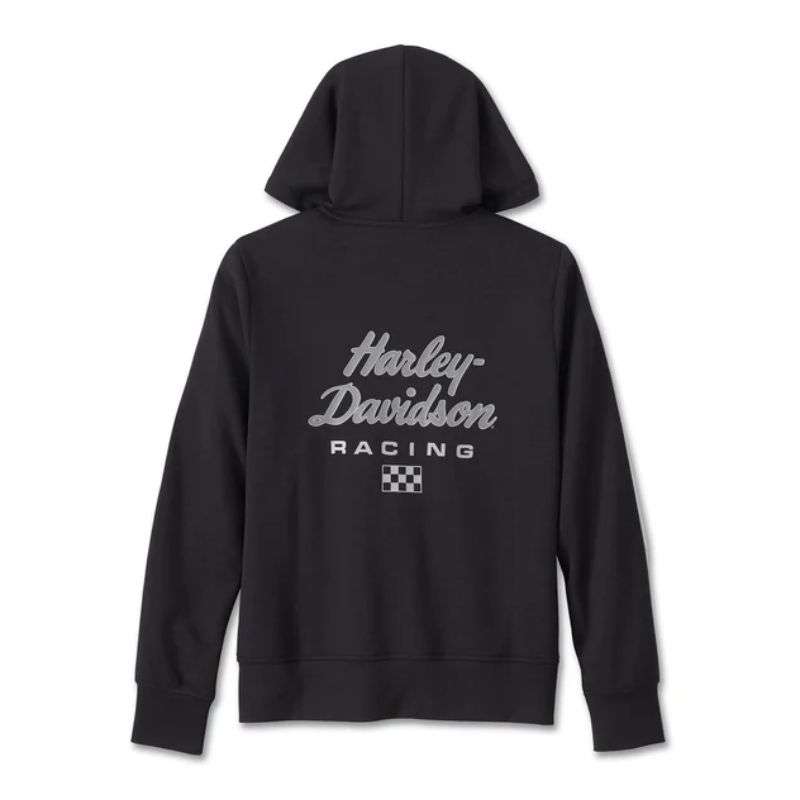 Women's Racing Scuba Zip Front Hoodie - L