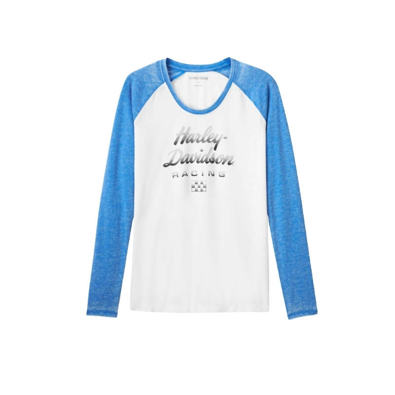 Women's Burnout Raglan Top - S