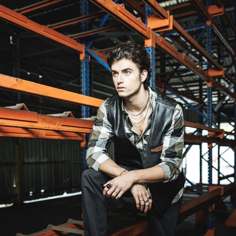 City Limits Leather Vest - M