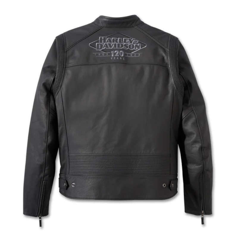 Men's 120th Anniversary Revelry Leather Jacket - 3XL