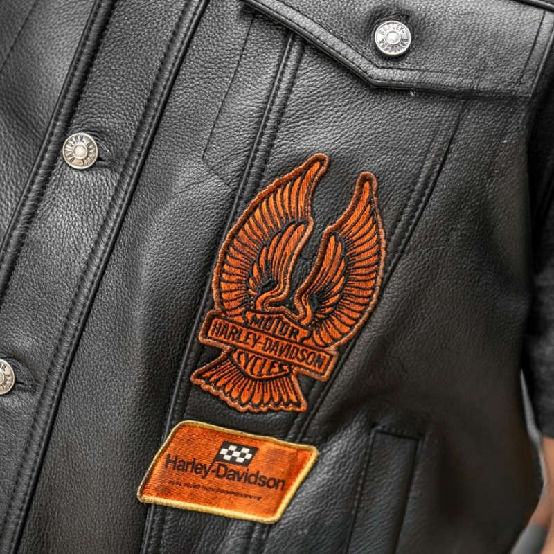Men's Fuel to Flames Leather Vest - L