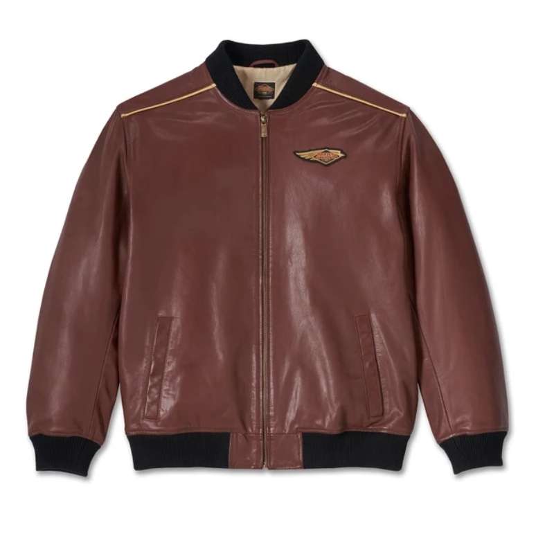 Mens 120th Anniversary Leather Jacket - 2XL