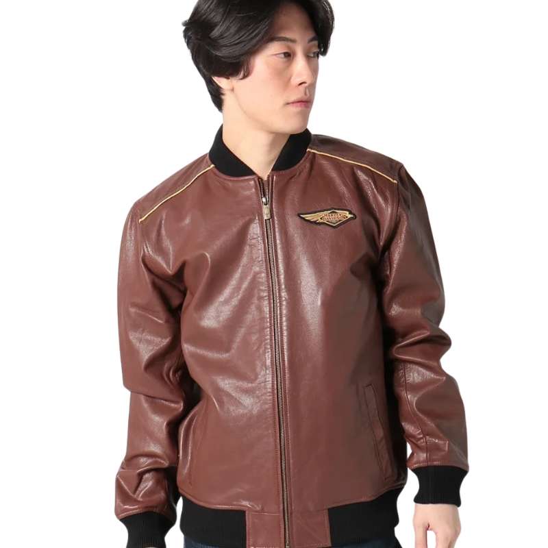 Mens 120th Anniversary Leather Jacket - 2XL
