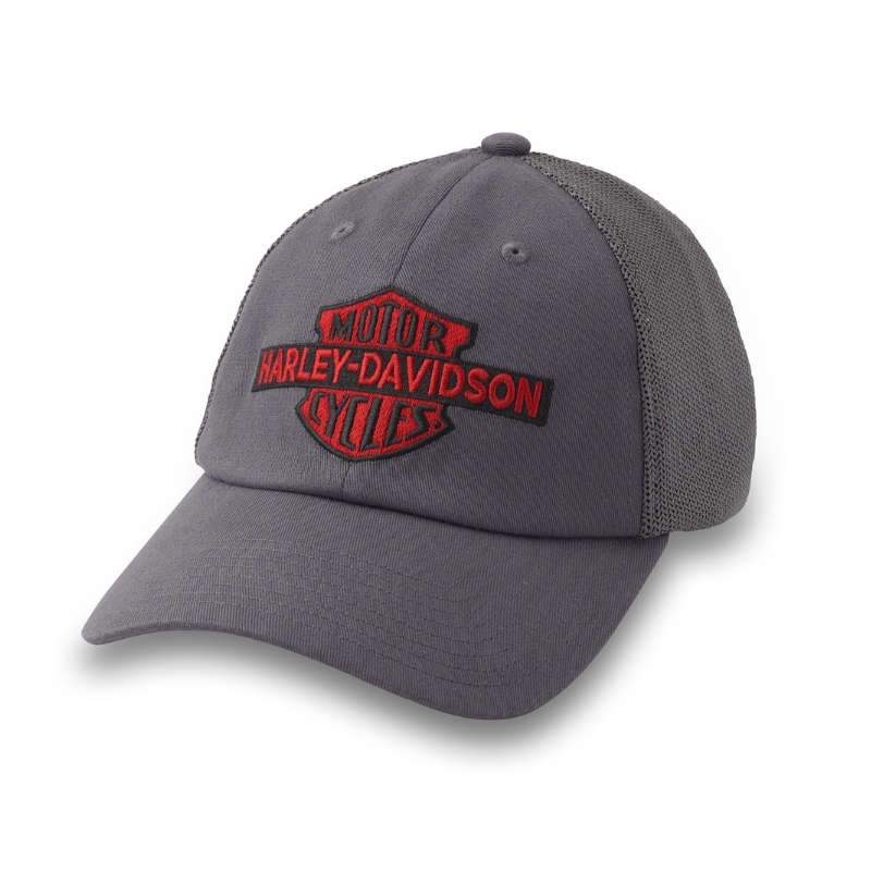H-D Oil Can Bar & Shield Stretch-Fit Cap - M