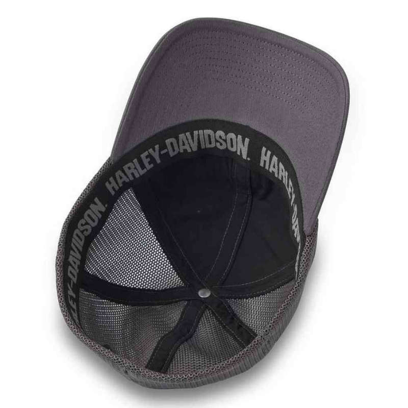 H-D Oil Can Bar & Shield Stretch-Fit Cap - M