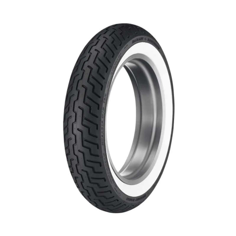 Dunlop Tire Series- D402 MT90B16 Wide Whitewall - 16 in. Rear