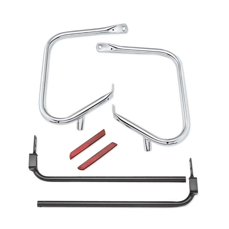 Chrome Rear Saddlebag Guard Kit