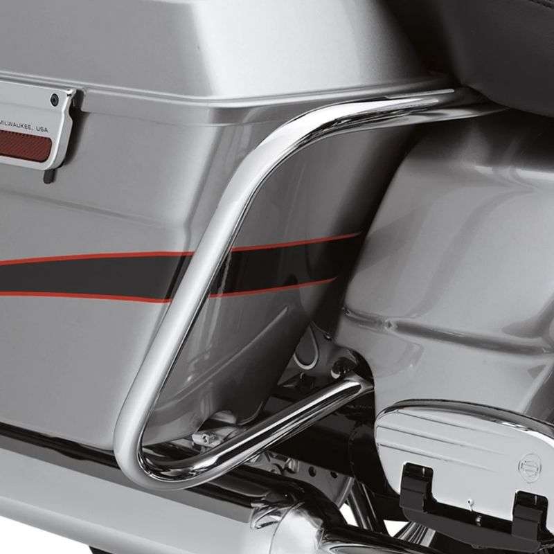 Chrome Rear Saddlebag Guard Kit