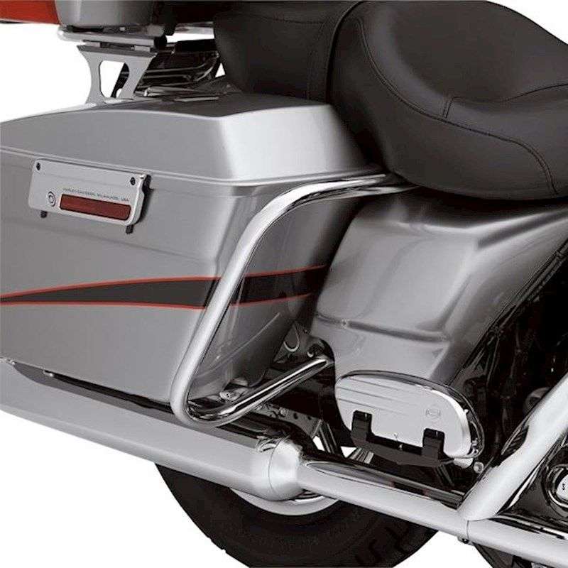 Chrome Rear Saddlebag Guard Kit