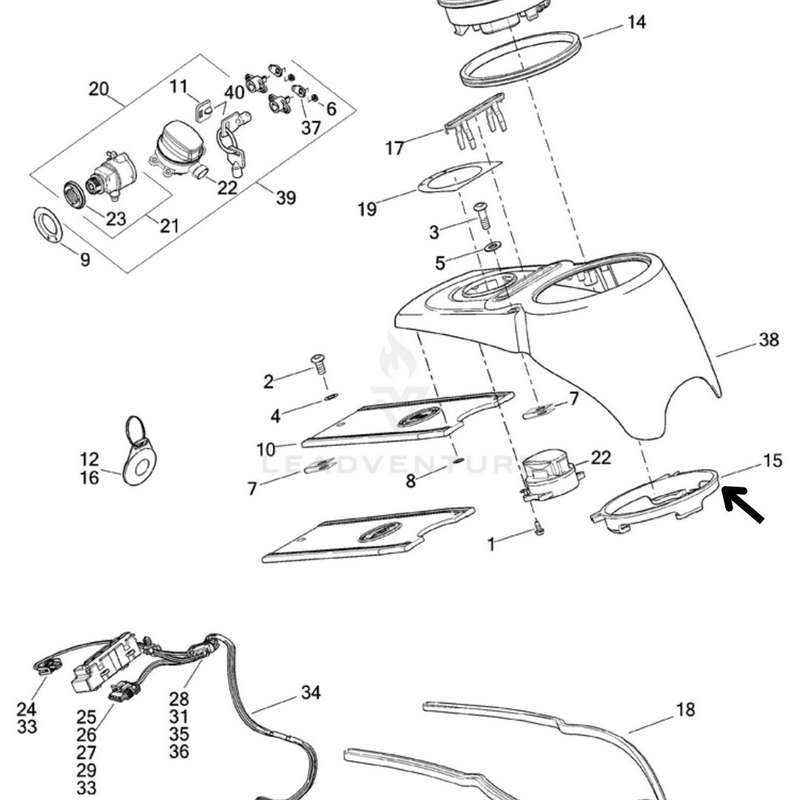 Speedometer Cluster Gauge Back Clamp