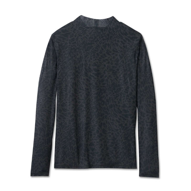 Women's Wild Cat Mesh Turtleneck - S