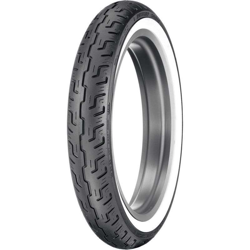 Dunlop Tire Series - D401 100/90-19 Wide Whitewall - 19 in. Front