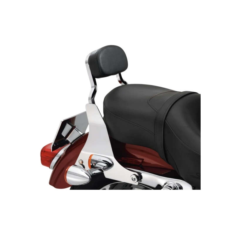 Smooth Short Rail Backrest Pad Chrome