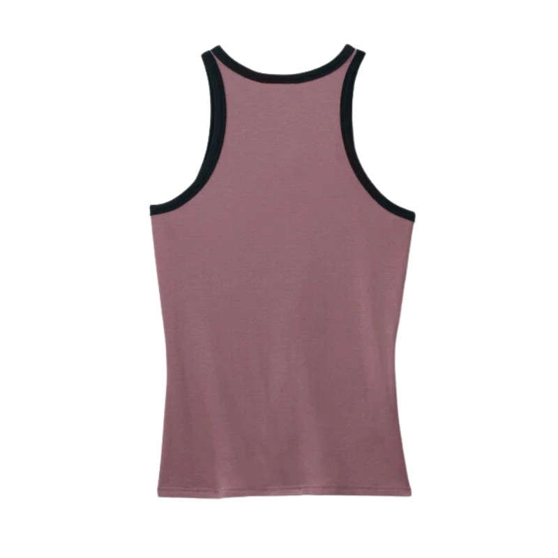 Women's Stacked Bar & Shield Racerback Tank - L