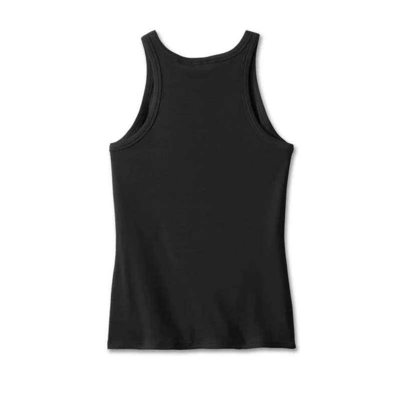 Women's Stacked Bar & Shield Racerback Tank - M