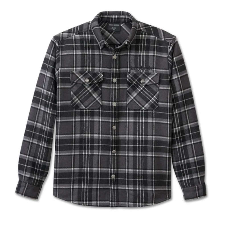 Men's Premium Overshirt - Plaid - XL