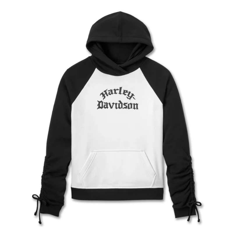Women's Wild Cat Bar & Shield Raglan Hoodie - colourblock - XL