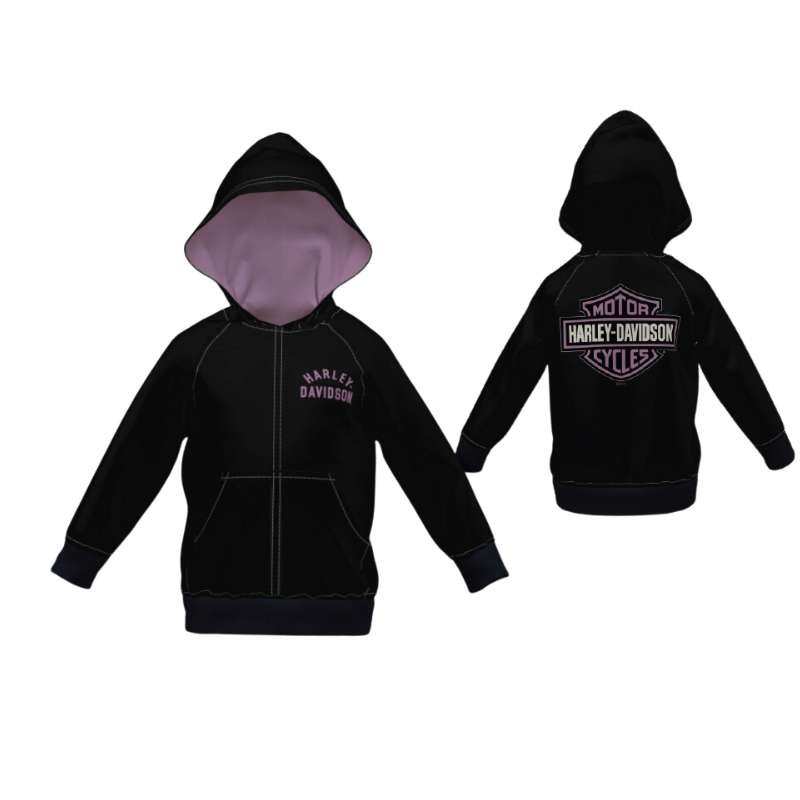 Bar & Shield Knit Zip-Up Toddler Hoodie - 10-12 Years