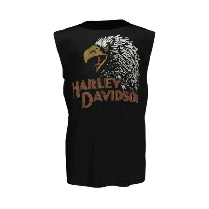 Distressed Eagle Sleeveless Muscle Tee - 8-10 Years