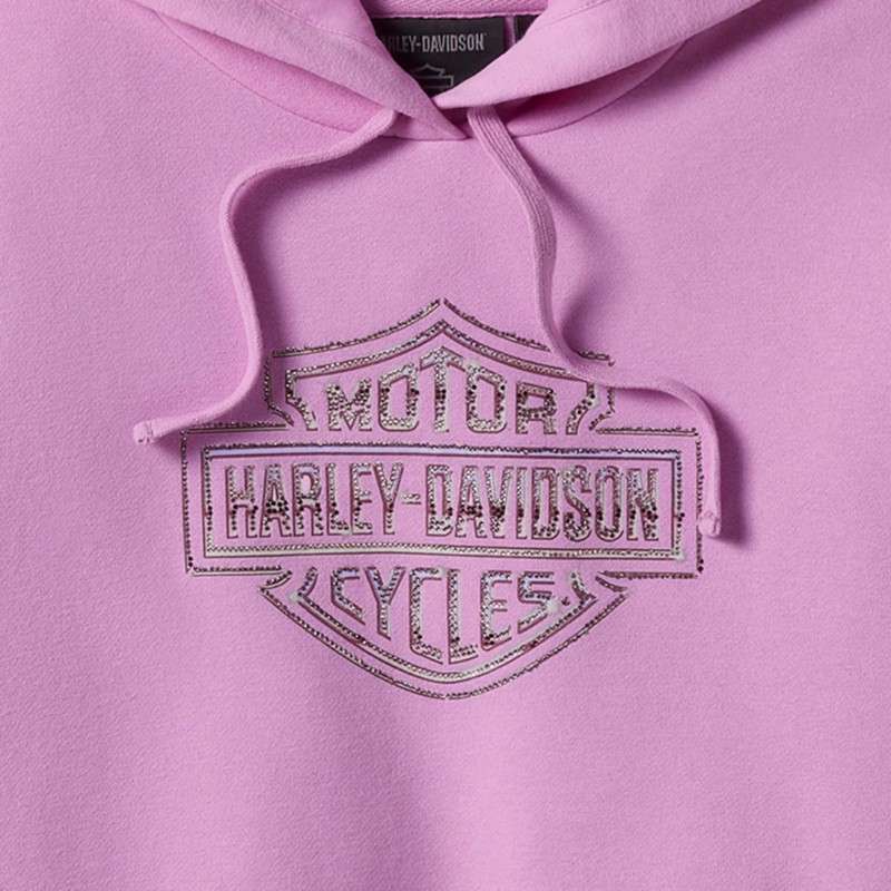Essential Bling Pullover Fleece Hoodie - XS