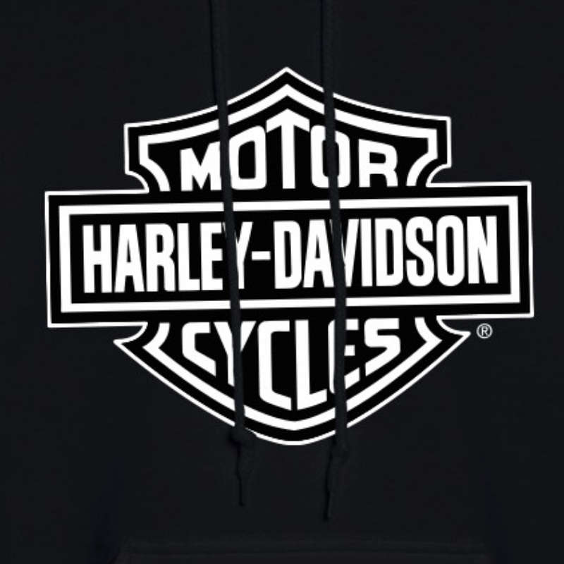 Mens Bar & Shield Hoodie - S